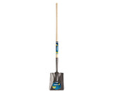 Jackson Long Handle Square Point Shovel with Closed Back