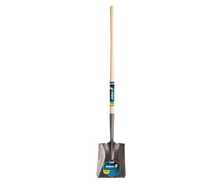 Jackson Long Handle Square Point Shovel with Closed Back