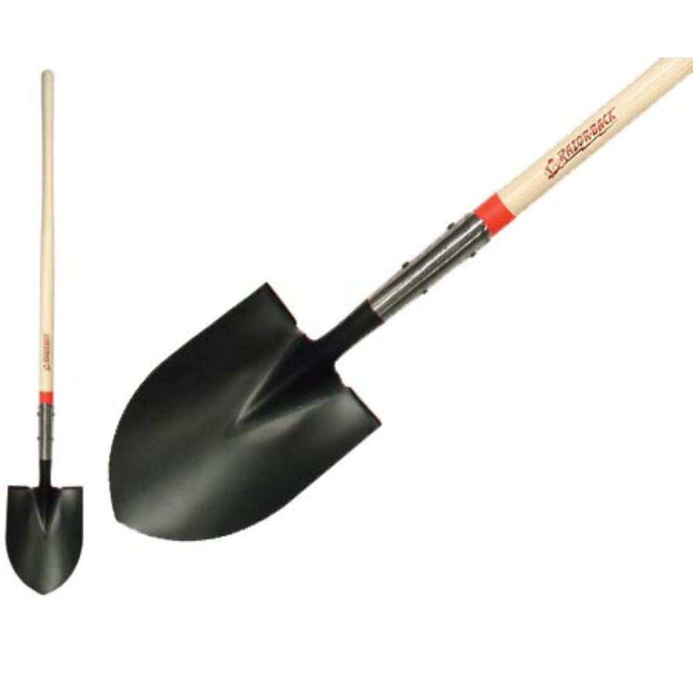 Professional Closed Back Round Point Shovel