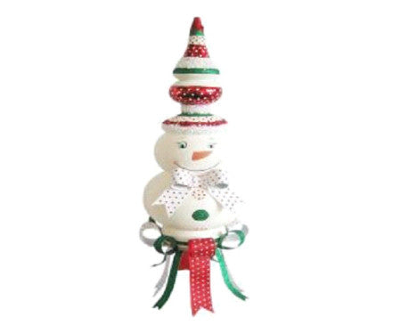 Snowman and Bow Table Piece