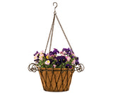 Metal Flower Basket with Coco Liner