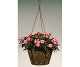 Metal Hanging Diamond Pattern Basket with Coco Liner