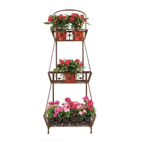 3-Basket Floor Planter