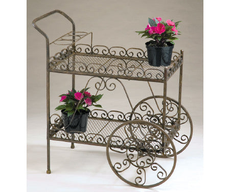 Metal TeaCart Plant Stand