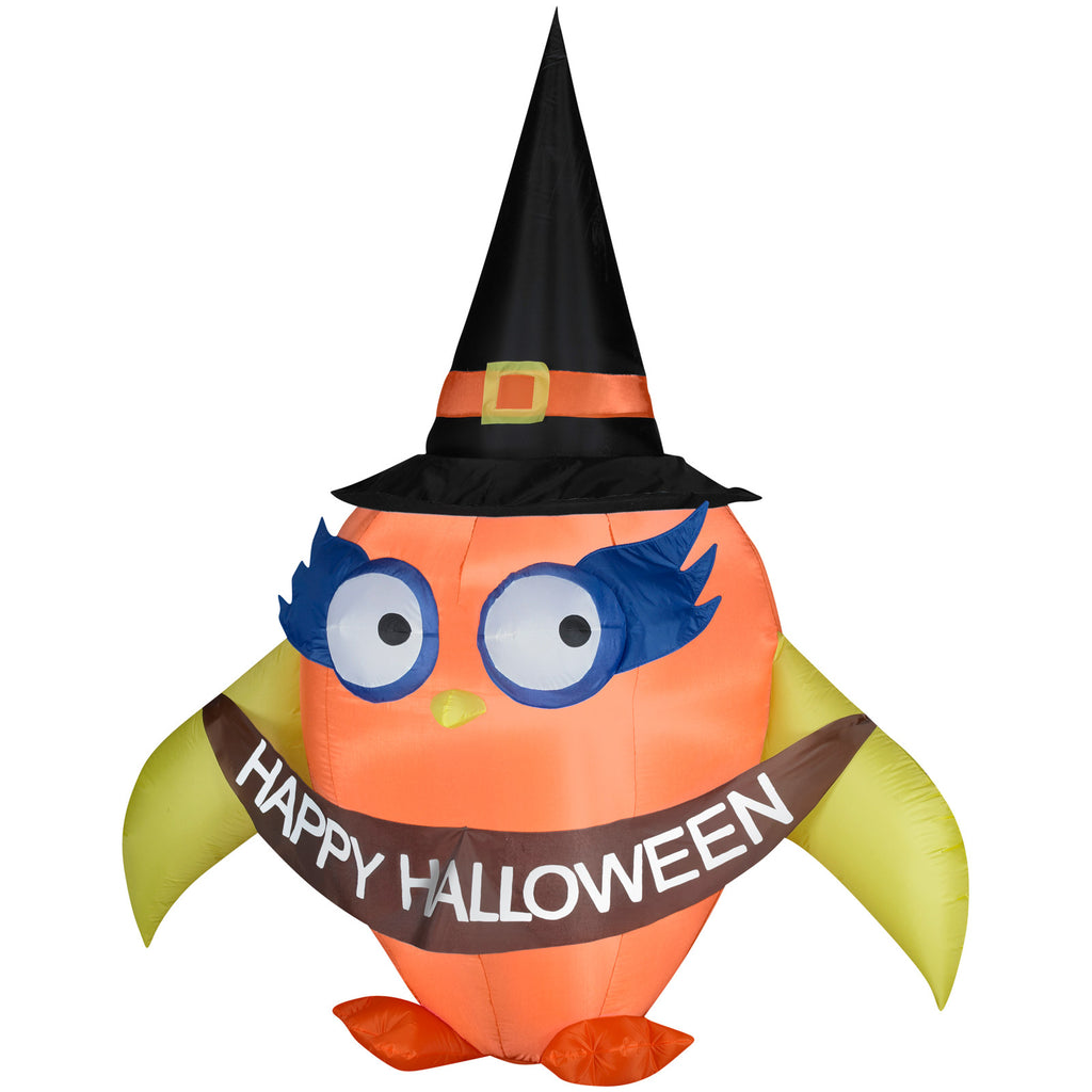 Falloween Owl with Banner