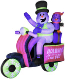 Snowman on Scooter