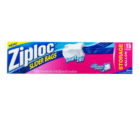 Ziploc EZ Zipper Gallon Storage