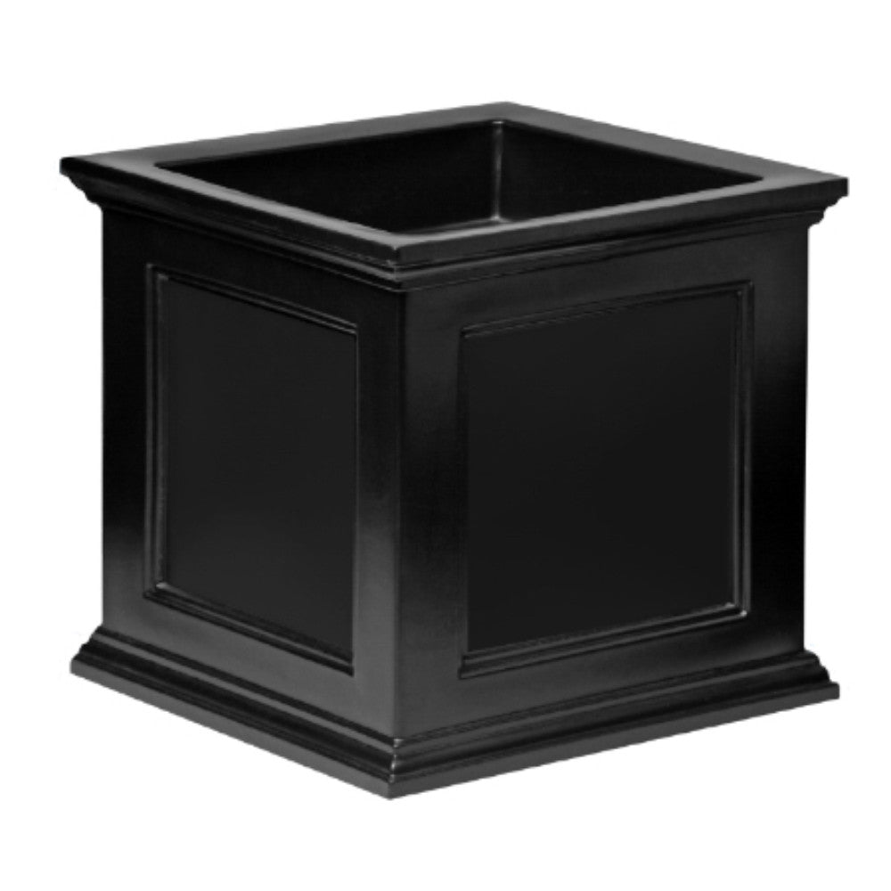 Square Patio Black Planter