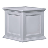 Square Patio White Planter