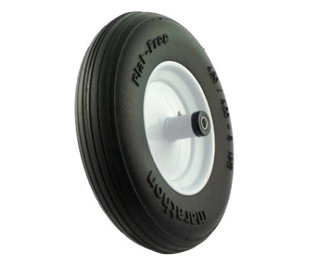 Flat-Free Ribbed Tread Wheelbarrow Tire